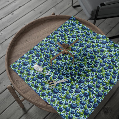 Colorful Blueberry Wrapping Paper Roll - Festive Gift Wrap for Birthdays, Holidays, Parties, Baby Showers, and Celebrations